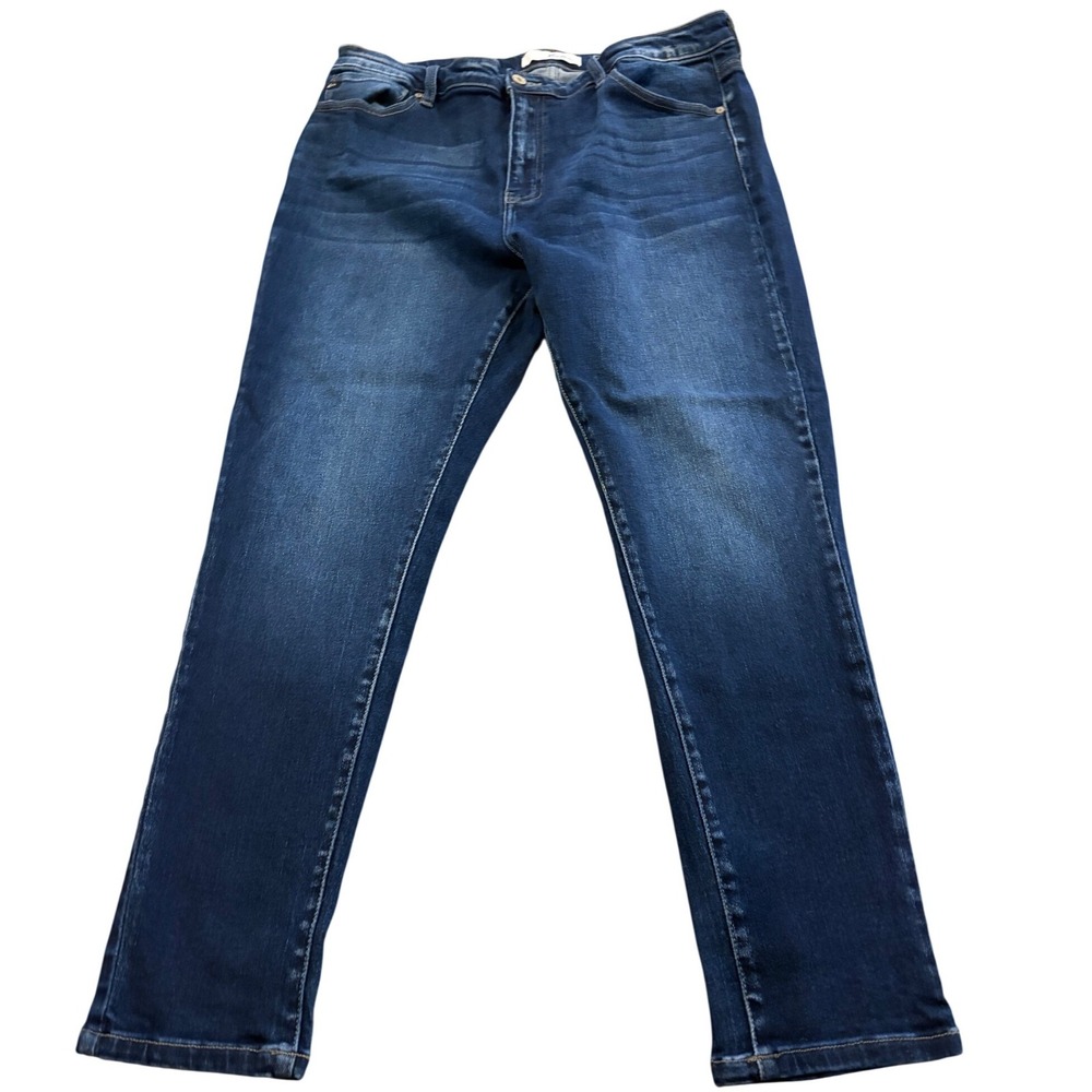 KanCan Women's Plus 2XL Dark Wash Skinny Jeans Stretch Denim Pants